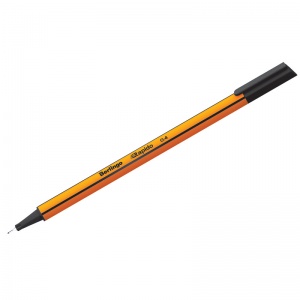 Ручка капиллярная Berlingo Rapido (0.4мм, трехгранная) черная (CK_40100)