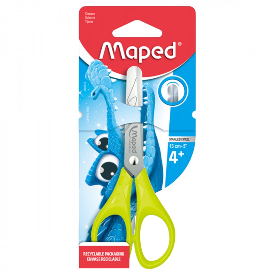 Ножницы Maped Essentials 130мм, закругленные лезвия (464210)