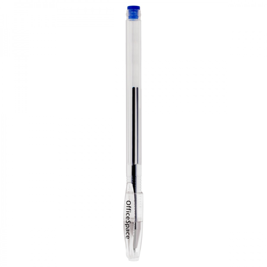 Ручка гелевая OfficeSpace Classic (0.5мм, синяя) (GPbu_69081), 12шт.