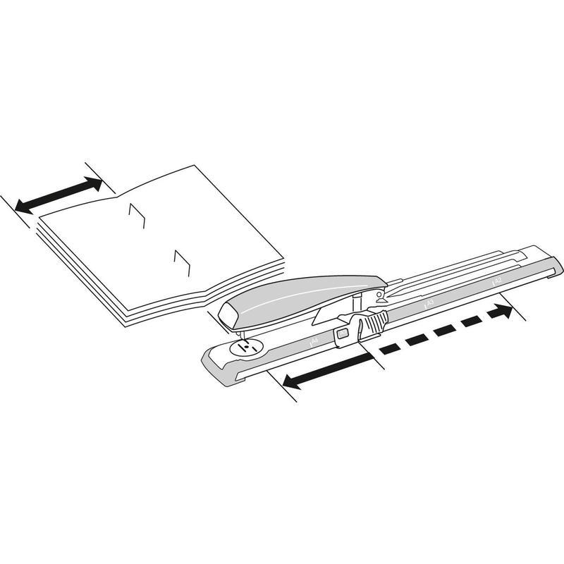 Степлер-брошюровщик Leitz L5560, №24/6 - 26/8, до 40л., черный (L5560)