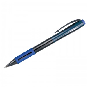 Ручка шариковая автоматическая Berlingo SI-400 (0.5мм, синий цвет чернил, масляная основа) 12шт. (CBm_70502)