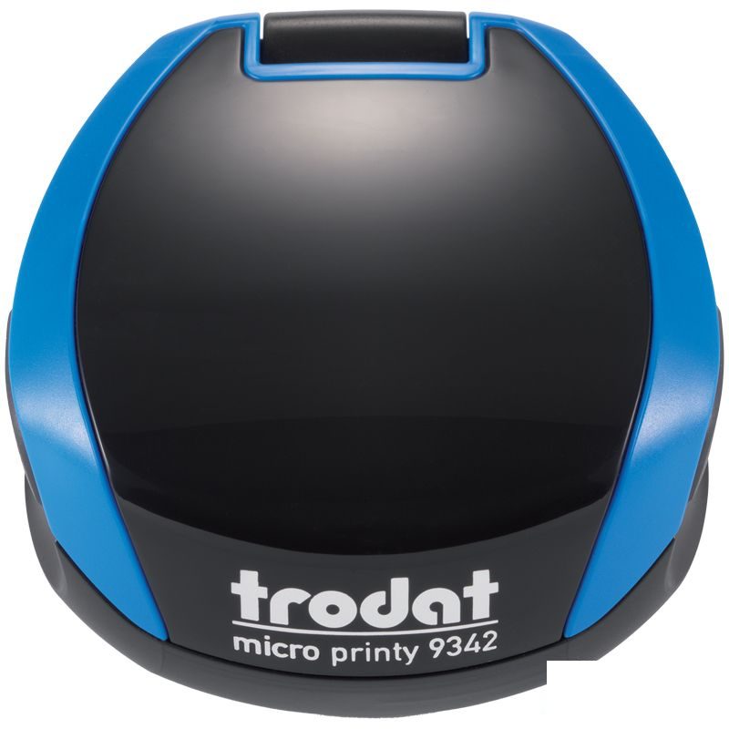Оснастка для печати Trodat Micro Printy (d=42мм, синий, карманная) (163187) (9342)