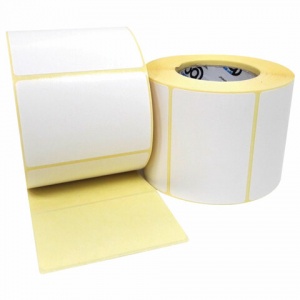 Термотрансферные этикетки бумажные полуглянцевые, 58х40мм, 700шт. в рулоне, 52201, 8 рулонов (111974)