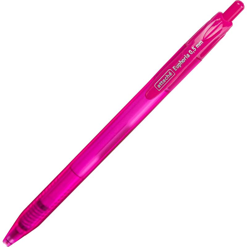 Ручка шариковая автоматическая Attache Euphoria (0.5мм, синий цвет чернил) 1шт.