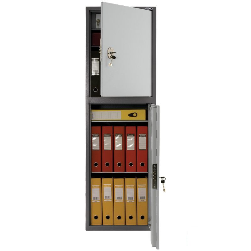 Шкаф бухгалтерский металлический Aiko SL-150/2T, 1490x460x340мм, ключевой замок (S10799152502)