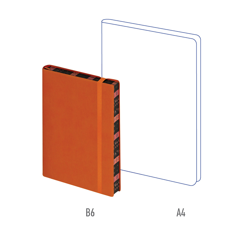 Ежедневник недатированный В6 Berlingo Spring (160 листов) обложка кожзам, оранжевая, цв.срез (UD0_88601), 20шт.