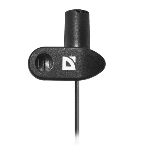 Микрофон-клипса Defender MIC-109, пластик, черный (64109)