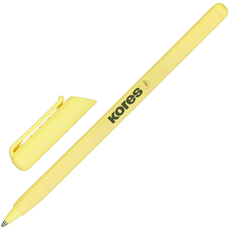 Ручка шариковая одноразовая Kores Pastel K0R-M (0.7мм, синий цвет чернил) 1шт. (37086)