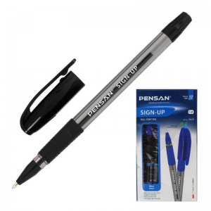 Ручка шариковая Pensan Sign-up (0.7мм, черный цвет чернил)