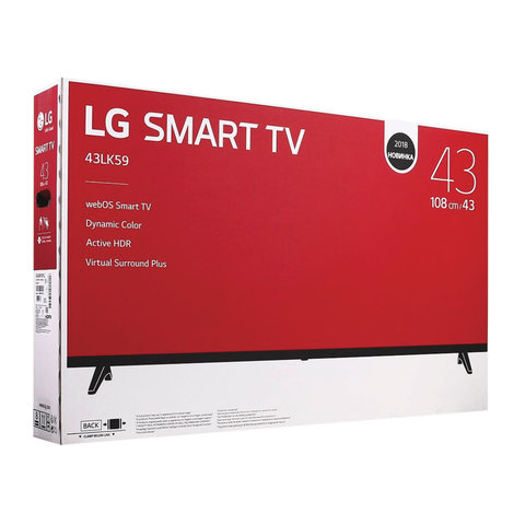 LED телевизор 43&quot; LG 43LK5910, HD, 16:9, черный