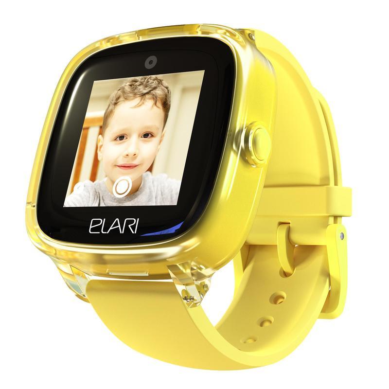 Смарт-часы детские Elari KidPhone Fresh, желтые