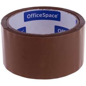 Клейкая лента (скотч) упаковочная OfficeSpace (48мм x 40м, 38мкм, коричневая) (КЛ_4216), 36шт.