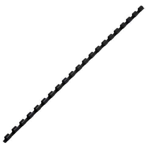 Пружины для переплета пластиковые Brauberg, 6мм, А4, черные, 100шт. (530809)