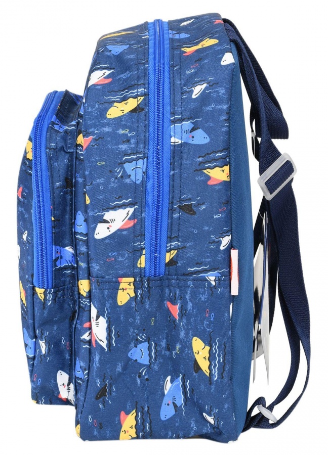 Рюкзак школьный Creativiki Акулы 15л, 30х24х12см, мягкий, для мальчиков
