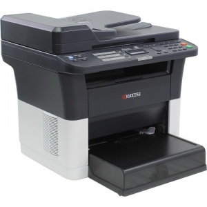 МФУ монохромное Kyocera FS-1025MFP, белый/черный, USB/LAN (1102M63RU0/1102M63RUV)