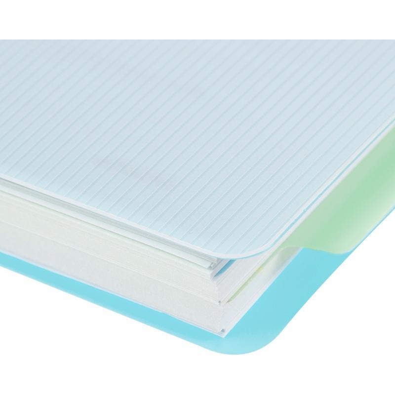 Ежедневник недатированный А5 Attache Bright Colours (136 листов) обложка пластик, голубой (165х208 мм)