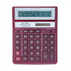 Калькулятор настольный Citizen SDC-888X (12-разрядный) красный (SDC-888XRD)
