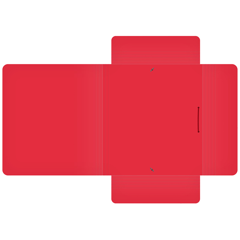 Папка на резинках пластиковая Berlingo Soft Touch (А4, 600мкм, до 300 листов) красная (FB4_A4982), 72шт.