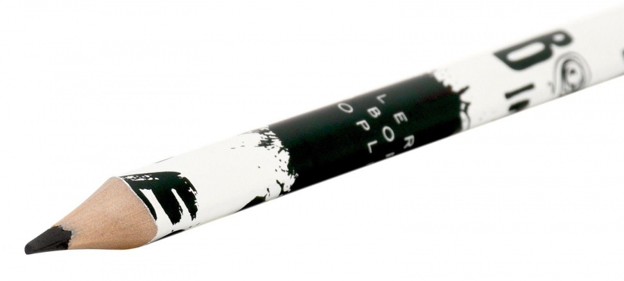 Карандаш чернографитный (простой) Lorex Wood Free Grunge 4ever (НВ, заточенный, пластик, трехгранный, без ластика) 48шт.
