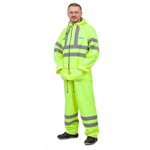 Костюм влагозащитный ПВХ Extra-Vision WPL куртка/брюки, лимонный, с СОП (размер 44-46, рост 170-176)