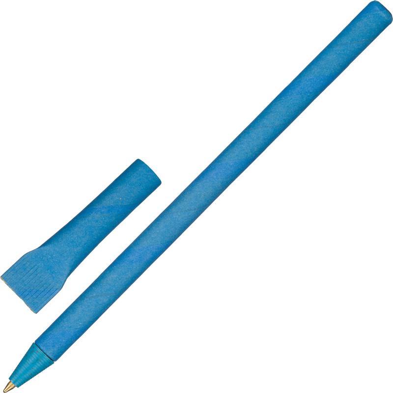 Ручка шариковая эко (синий корпус, 0.7мм, синий цвет чернил), 50шт.
