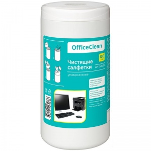 Салфетки чистящие влажные OfficeClean, универсальные, 100шт. (248262), 12 уп.