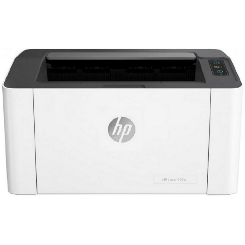 Принтер лазерный монохромный HP Laser 107w, А4, белый/черный, Wi-Fi (4ZB78A)