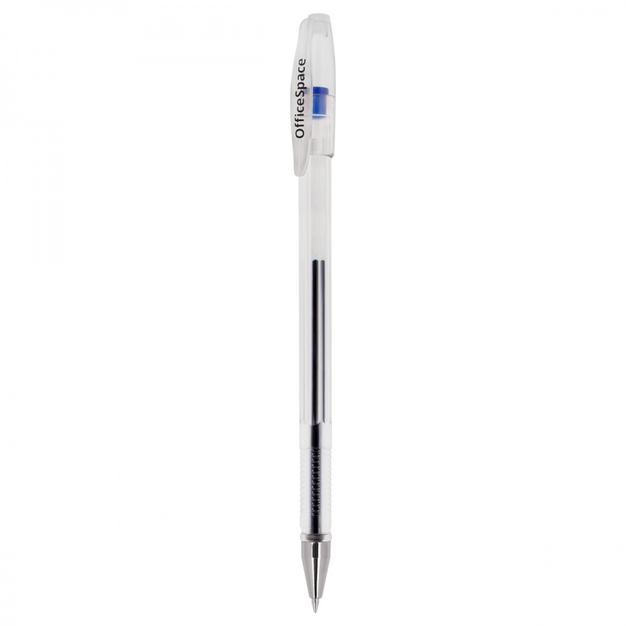 Ручка гелевая OfficeSpace Classic (0.5мм, синяя) (GPbu_69081), 12шт.
