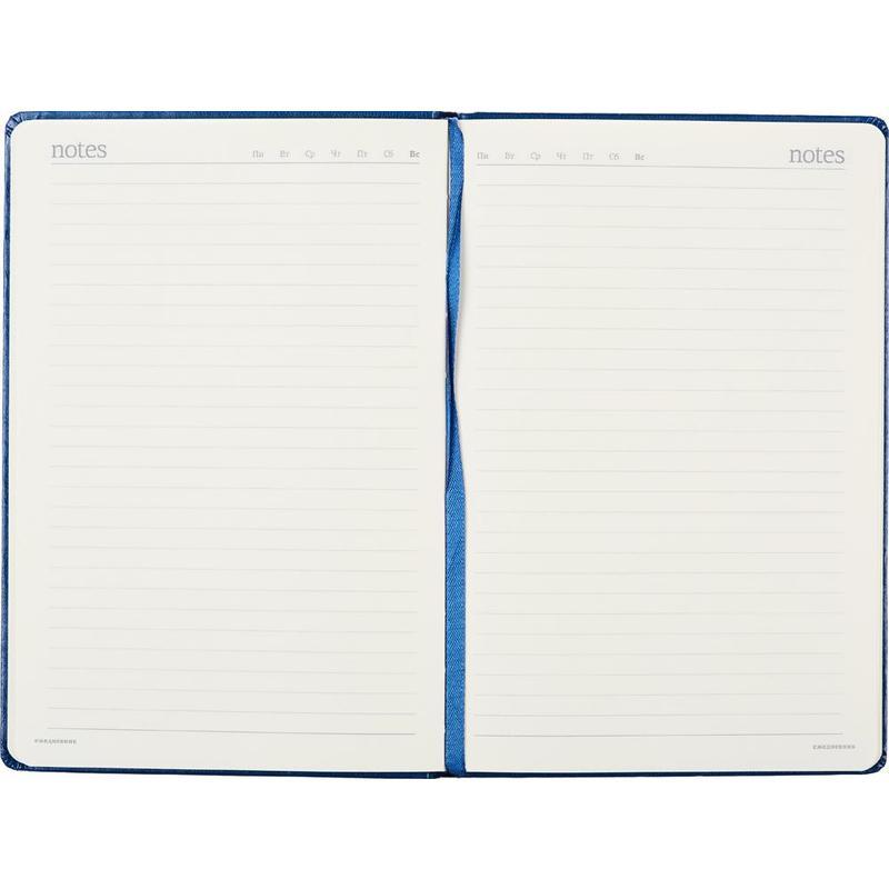 Ежедневник недатированный А5 Bruno Visconti Megapolis (160 листов) обложка кожзам, синяя (3-281/01)