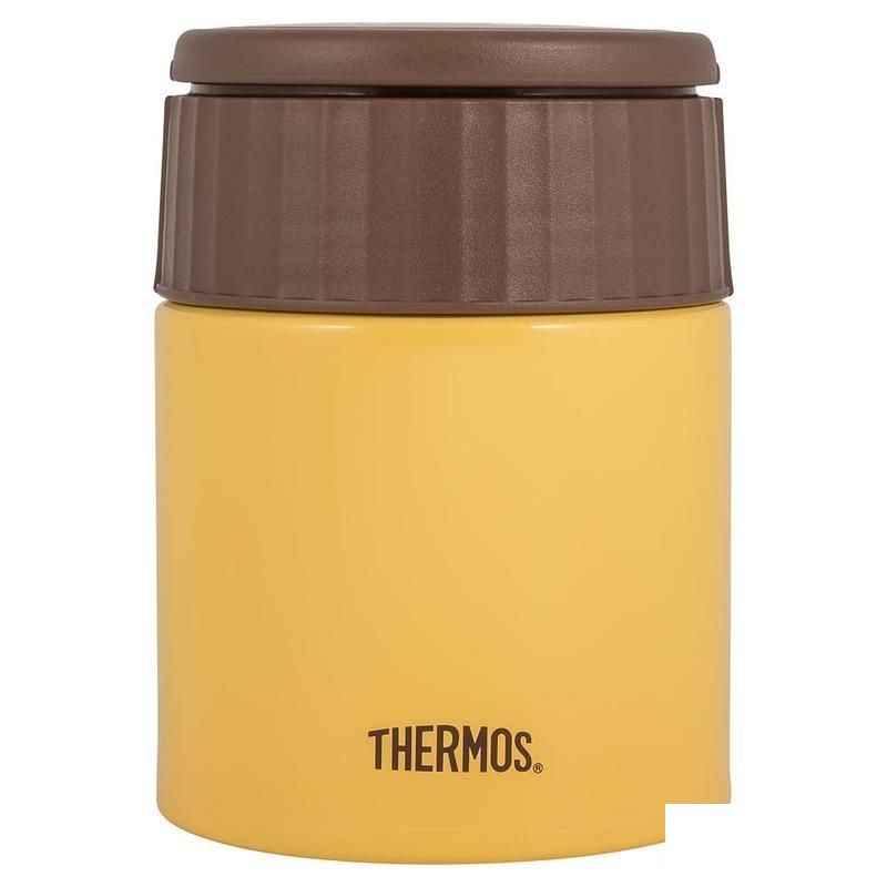 Термоконтейнер Thermos, 400мл, желтый/коричневый