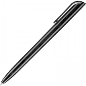 Ручка шариковая автоматическая (черный корпус, 0.7мм, синий цвет чернил)