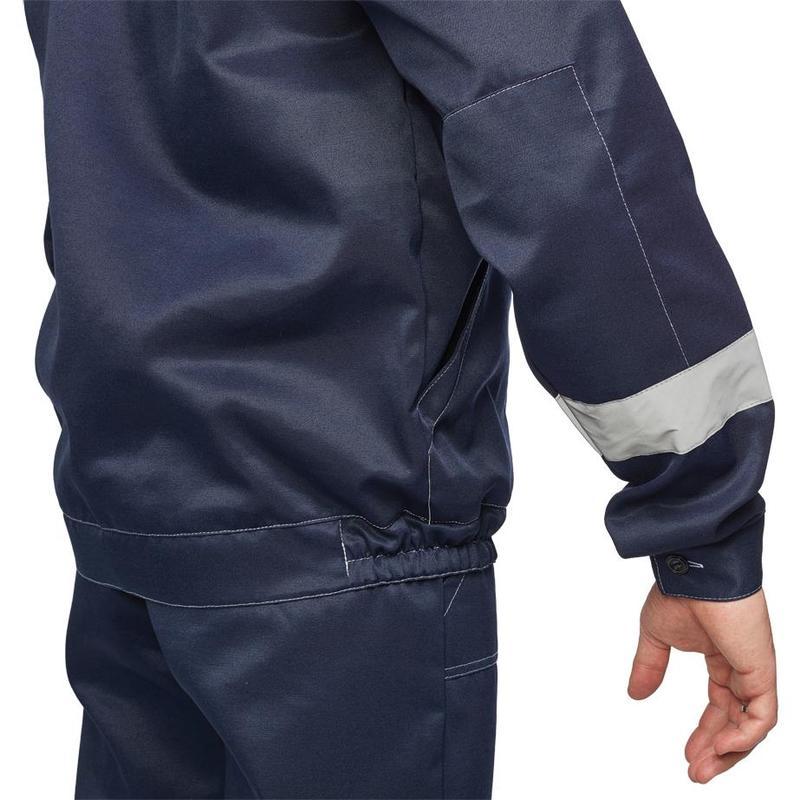 Спец.одежда летняя Костюм мужской л22-КПК, куртка/полукомбинезон с СОП, темно-синий (размер 52-54, рост 182-188)