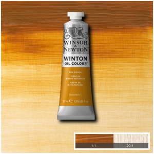 Краска масляная художественная Winsor&Newton "Winton", 37мл, туба, натуральная сиена, 3шт. (1414552)