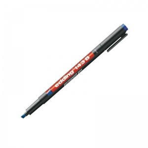 Маркер для пленок и глянцевых поверхностей Edding E-143 (1-3мм, синий) пластик, 1шт. (E-143/3 B)
