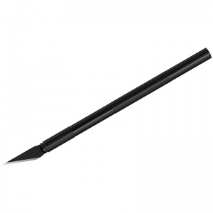Нож-скальпель канцелярский 8мм Berlingo (металлический корпус, 5 лезвий в комплекте) черный (BM4128), 10шт.