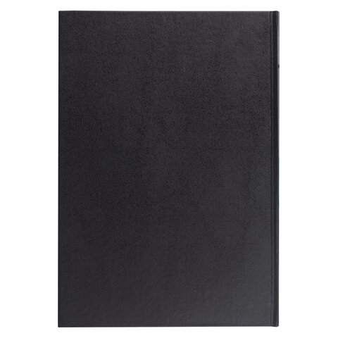 Бухгалтерская книга учета Brauberg (А4, 96л, 200х290мм, клетка) обложка бумвинил, черная, 5шт. (130223)