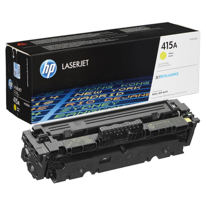 Картридж оригинальный HP 415A W2032A (2100 страниц) желтый