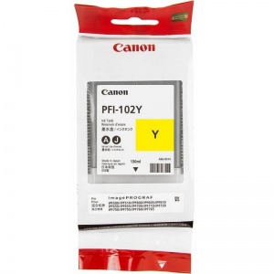Картридж оригинальный Canon PFI-102Y (120 страниц) желтый (0898B001)