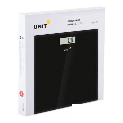 Весы напольные Unit UBS-2052, до 150кг, цвет черный (462774)