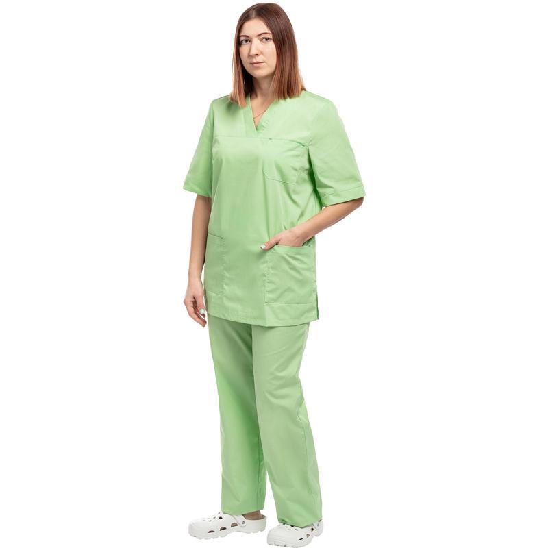 Мед.одежда Костюм хирурга женский м05-КБР плюс, зеленый (размер 56-58, рост 170-176)