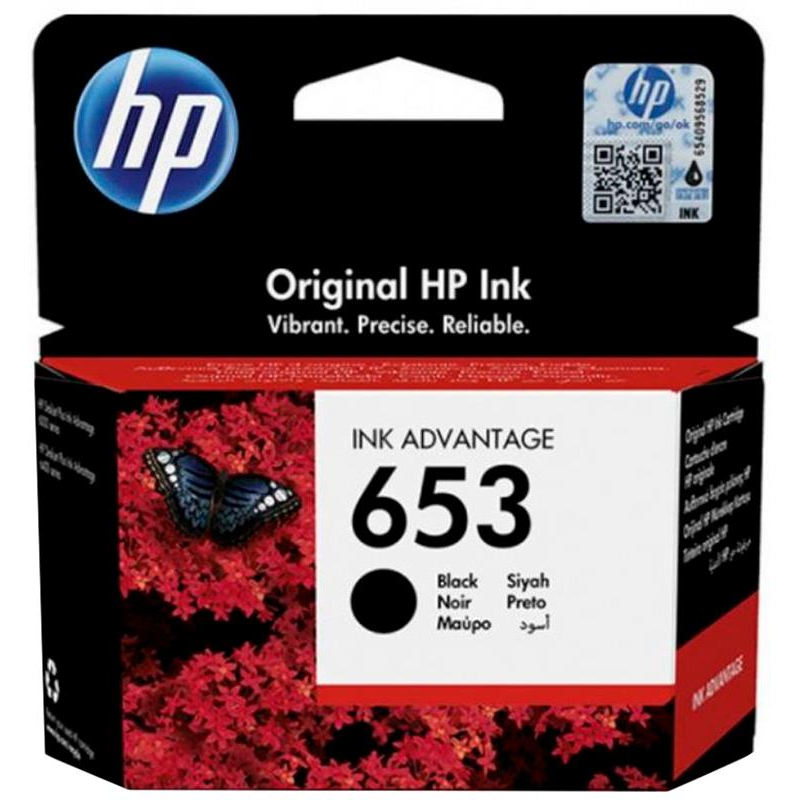 Картридж оригинальный HP 653 3YM75AE (360 страниц) черный