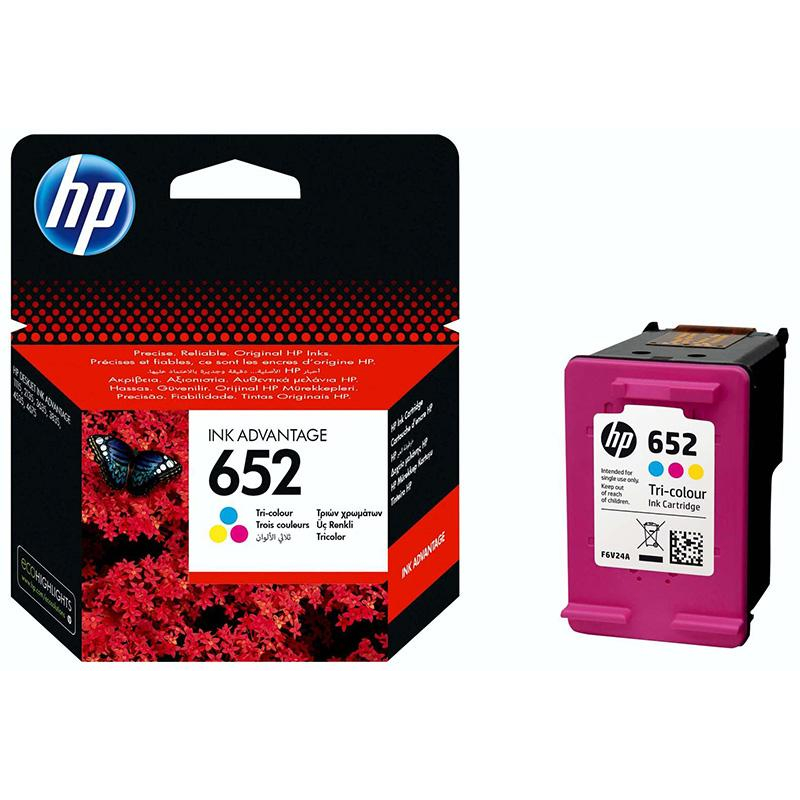 Картридж оригинальный HP 652 F6V24AE (200 страниц) цветной