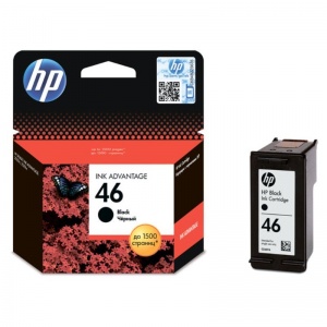 Картридж оригинальный HP 46 CZ637AE (1500 страниц) черный