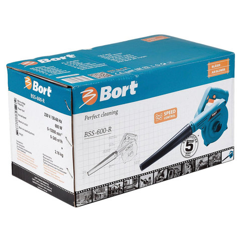 Воздуходувка электрическая Bort BSS-600-R (98296815)