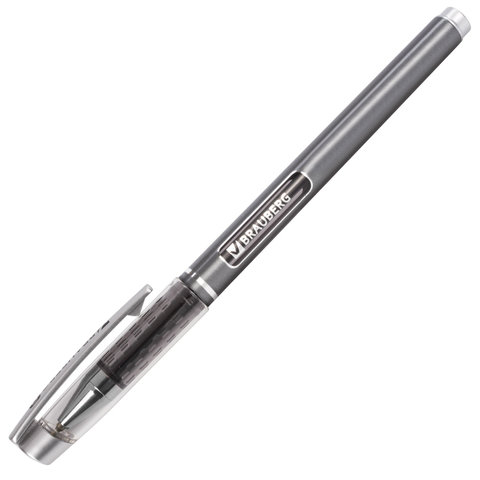 Ручка шариковая Brauberg Choice (0.35мм, синий цвет чернил, масляная основа, корпус с печатью) 1шт. (142413)