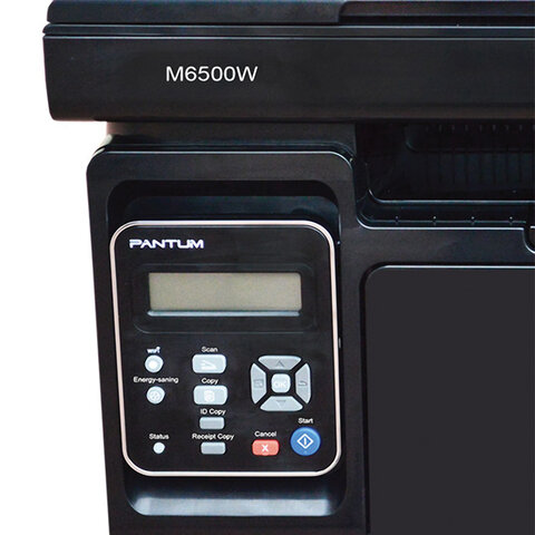 МФУ монохромное Pantum M6500W, черный, USB/LAN/Wi-Fi (с кабелем USB)