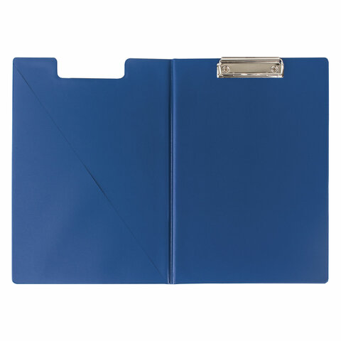 Папка-планшет с крышкой Офисмаг (А4, до 50 листов, картон/пвх) синий (225983), 40шт.