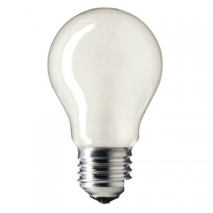 Лампа накаливания Philips A55 FR (75Вт, E27, грушевидная, матовая) белый, 1шт. (354747)