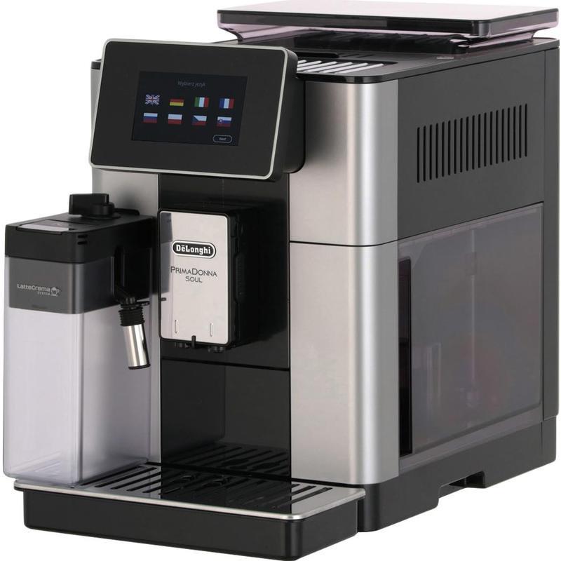 Кофемашина DeLonghi ECAM610.74.MB, черный и серебристый