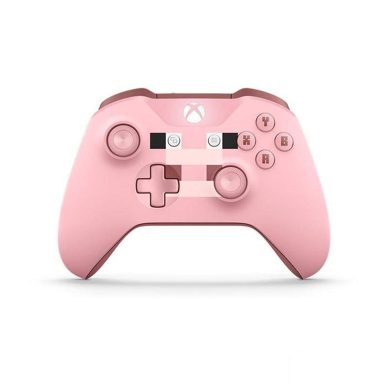 Геймпад беспроводной Microsoft Xbox One Wireless Controller Minecraft Pig (WL3-00053)